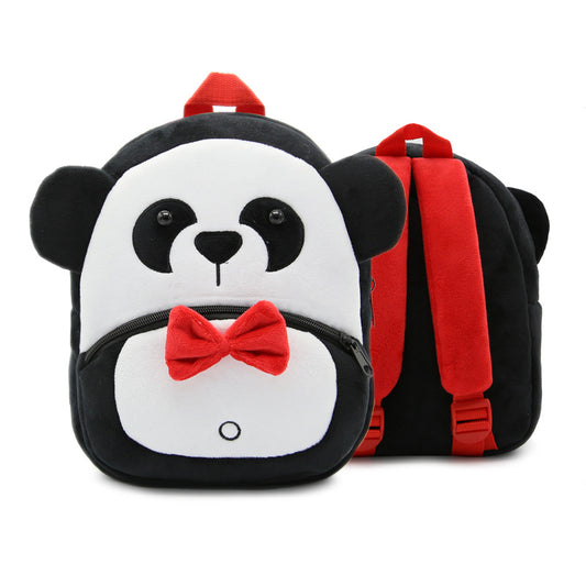 Cartoon panda plush backpack