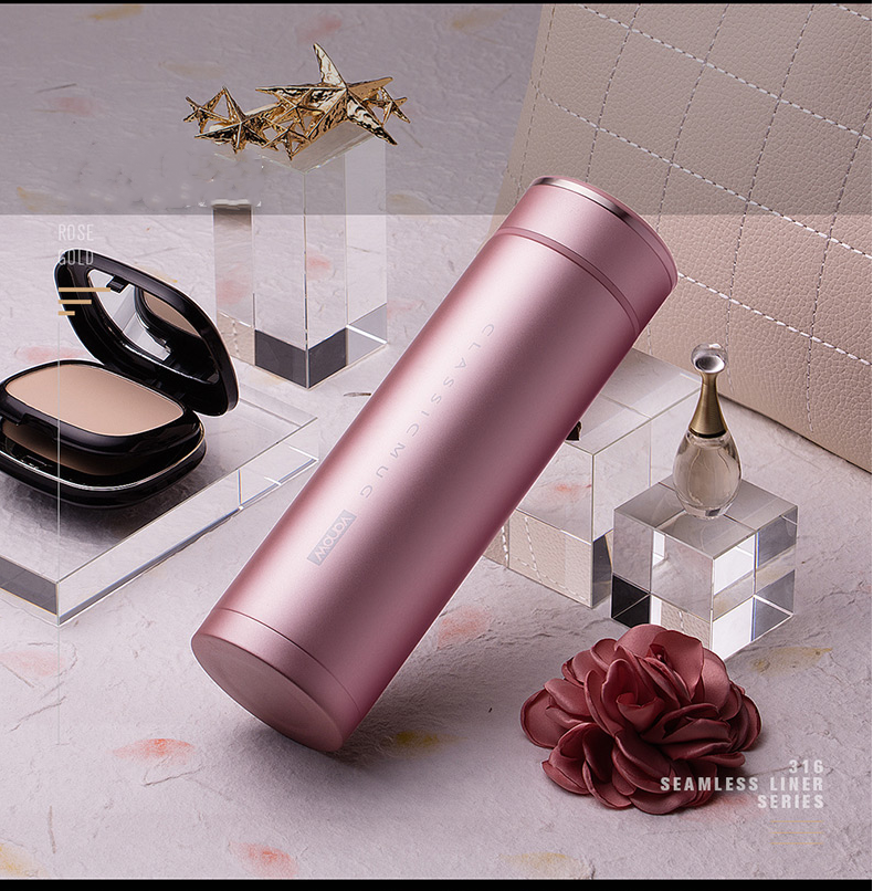 Stainless steel portable high-grade insulated water cup