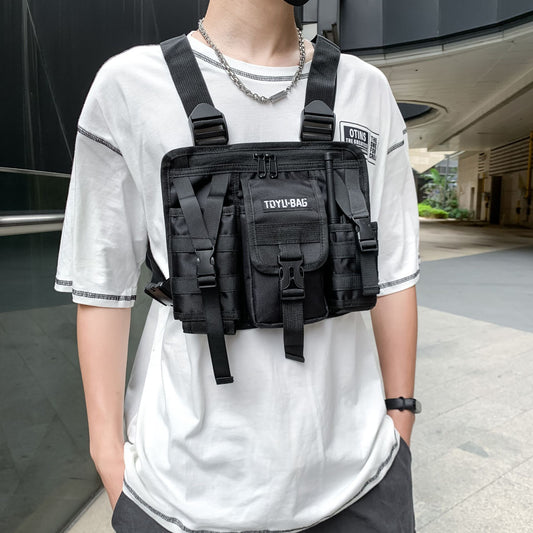 Street Vest Style Shoulder Chest Bag