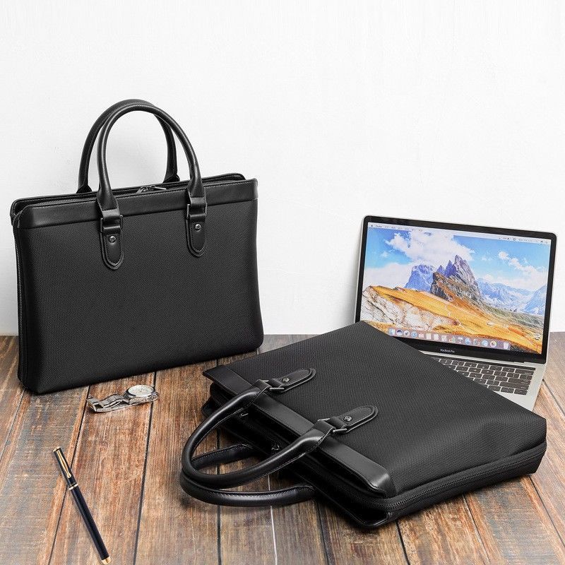 Office Handbag Portable Briefcase File Bag
